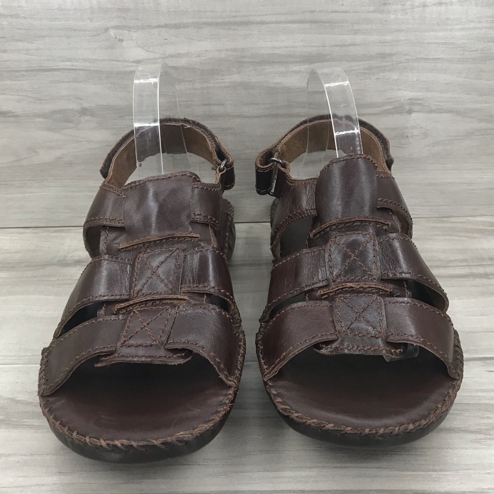 Florsheim brown leather sandals size 10M